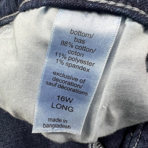 NWT🤩 |•MAURICES•| Classic Skinny Mid Rise 16W Long Jeans - Picture 8 of 10